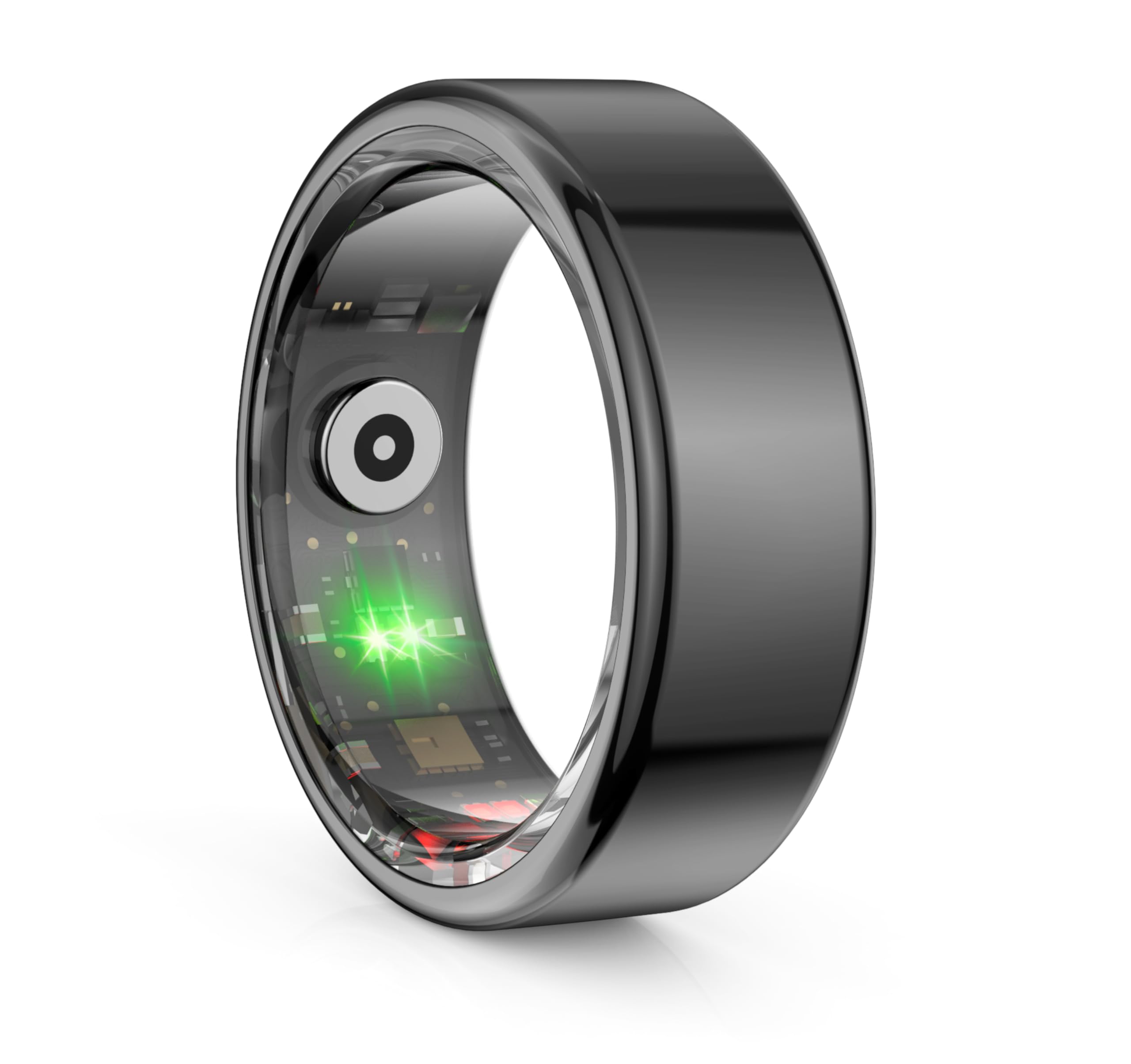 tp TRADEPROVIDER Bague de doigt réglable pour tracker d'activité intelligente, compteur d'oxygène dans le sang, compteur de calories, étanche IP68, USB, Bluetooth, iOS et Android (taille 11)