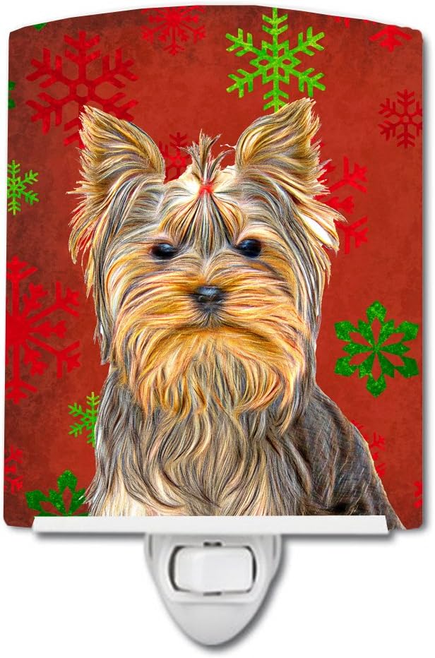 Caroline 's TreasuresクリスマスYorkieヨークシャー・テリアナイトライト、6 " x 4イン