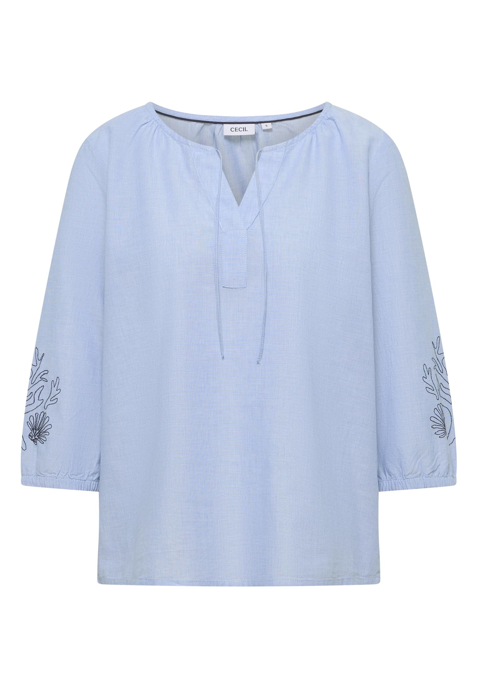Cecil 3/4-Arm Bluse mit Stickerei