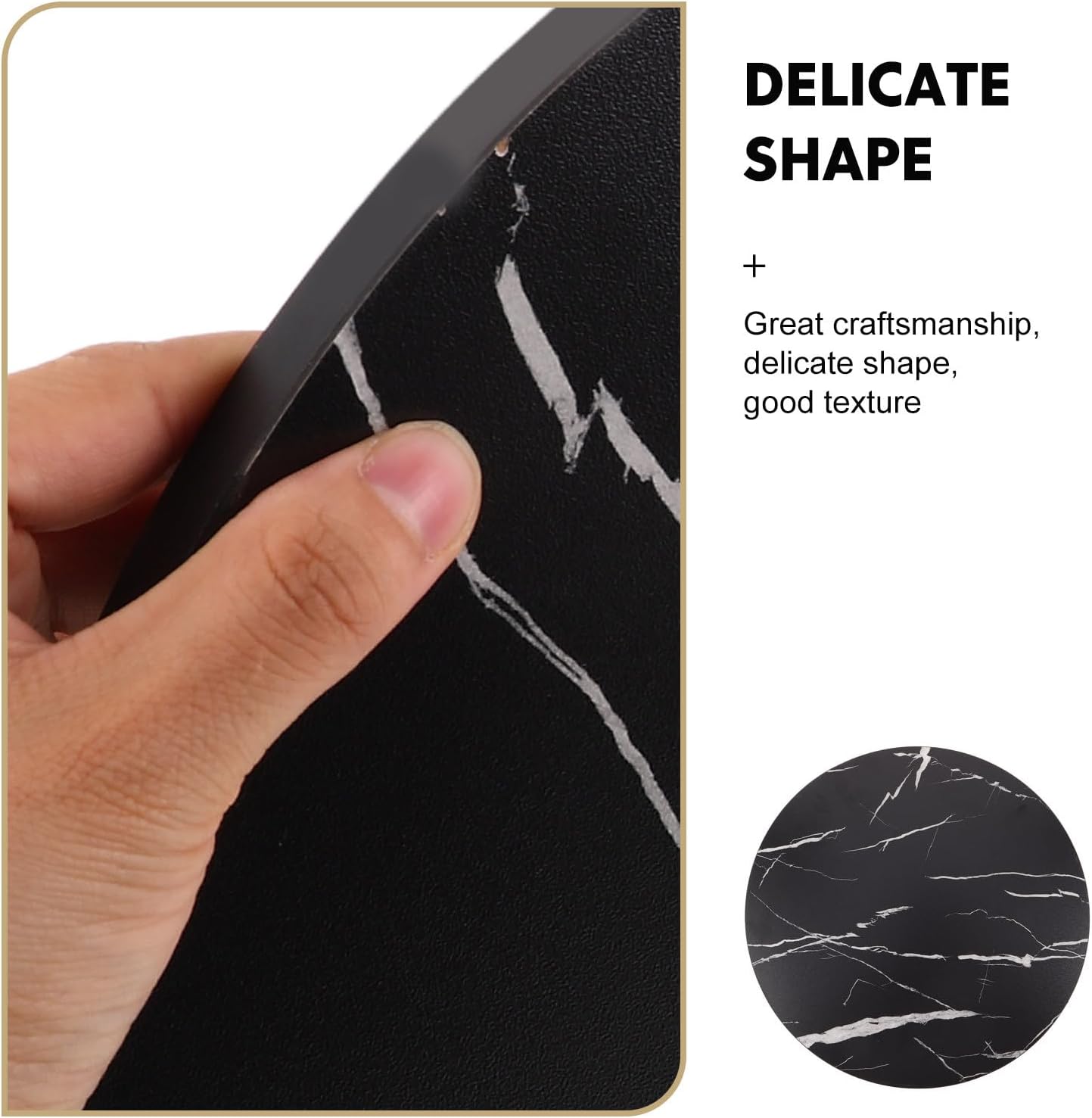 Round Table Top Accessories: Dining Room Coffee Table Surface Replacement for Kitchen and Outdoor - Modern Living Space Decoration 40cm/15.7''