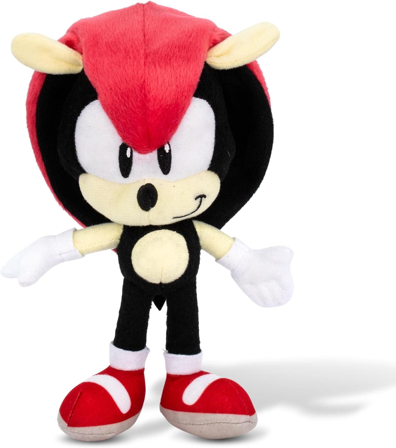Sonic The Hedgehog 8-Inch Mighty Character Plush Toy | Kawaii Cute Plushies and Soft Stuffed Animals, Kids Room Decor Essentials | Perfect Present for Babies, Children | Retro Video Game Collectibles