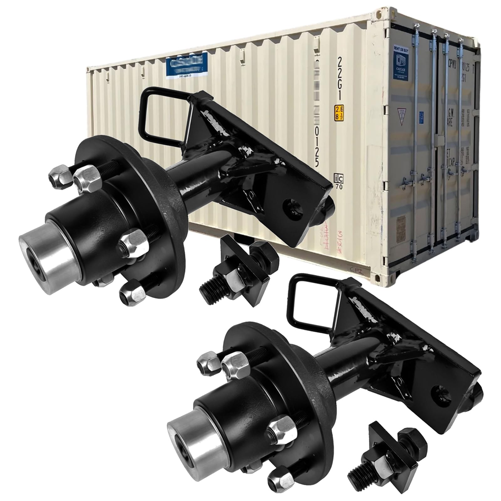 Outil de changement de roue de conteneur d'expédition de 6m et kit de manutention 4,1 kg
