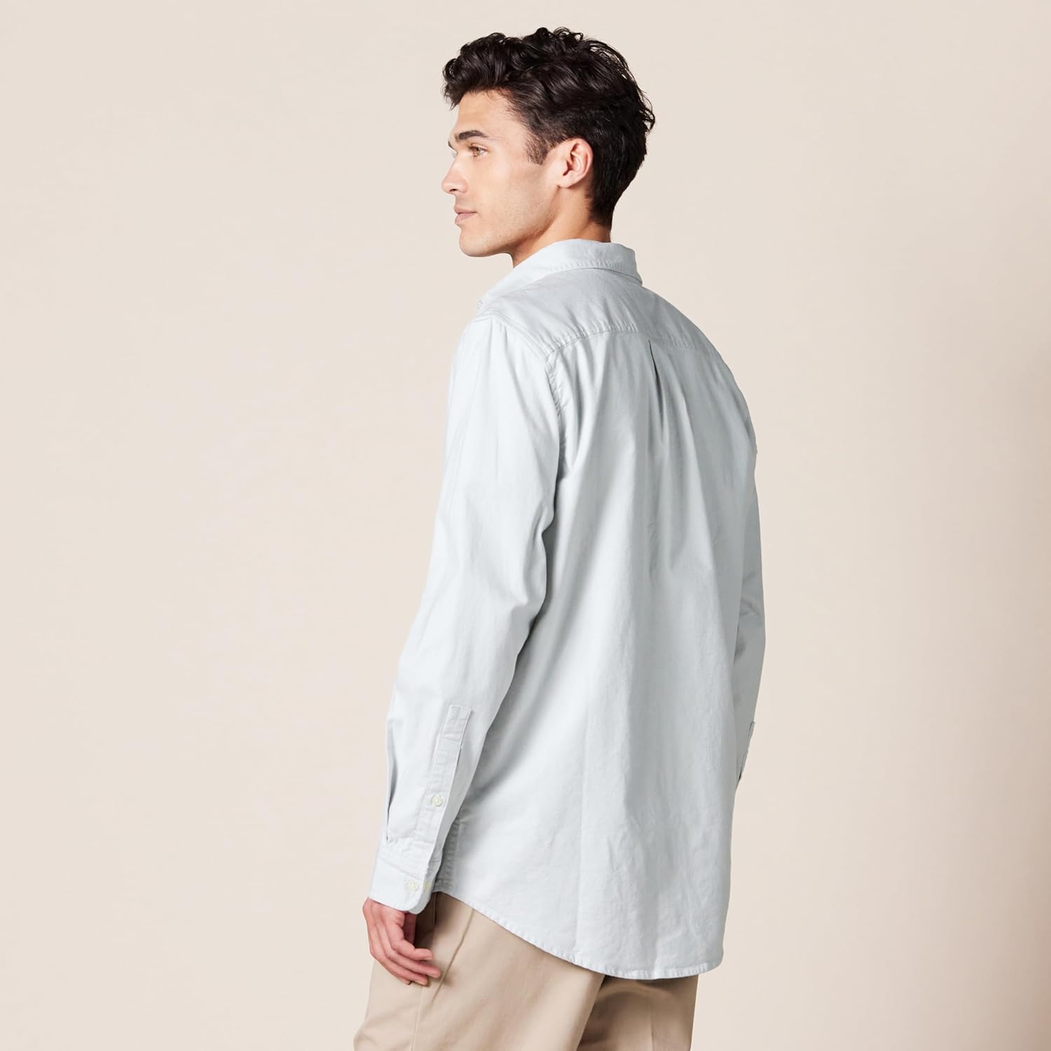 Amazon Essentials Men's Oxford Shirt, Slim-Fit Stretch, Long-Sleeve, Button Up - Image 3