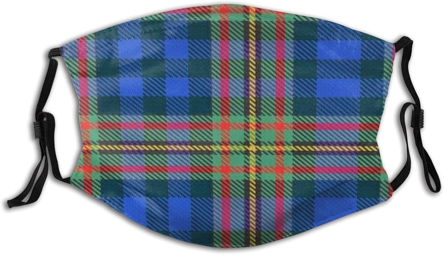Scottish Clan MacLellan Tartan Adult Cloth Face Mask with Filter Pocket