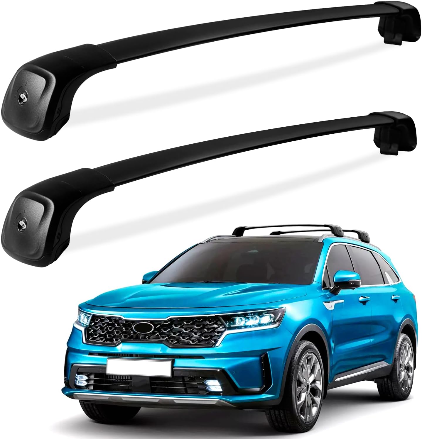 Cargo Carrier Cross Bars Fit For KIA Sorento 2021 2022 Roof Rails