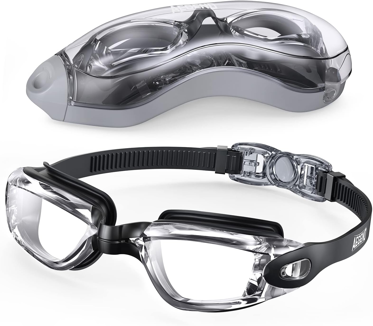 Aegend Swim Goggles, Swimming Goggles No Leaking Adult Men Women Youth