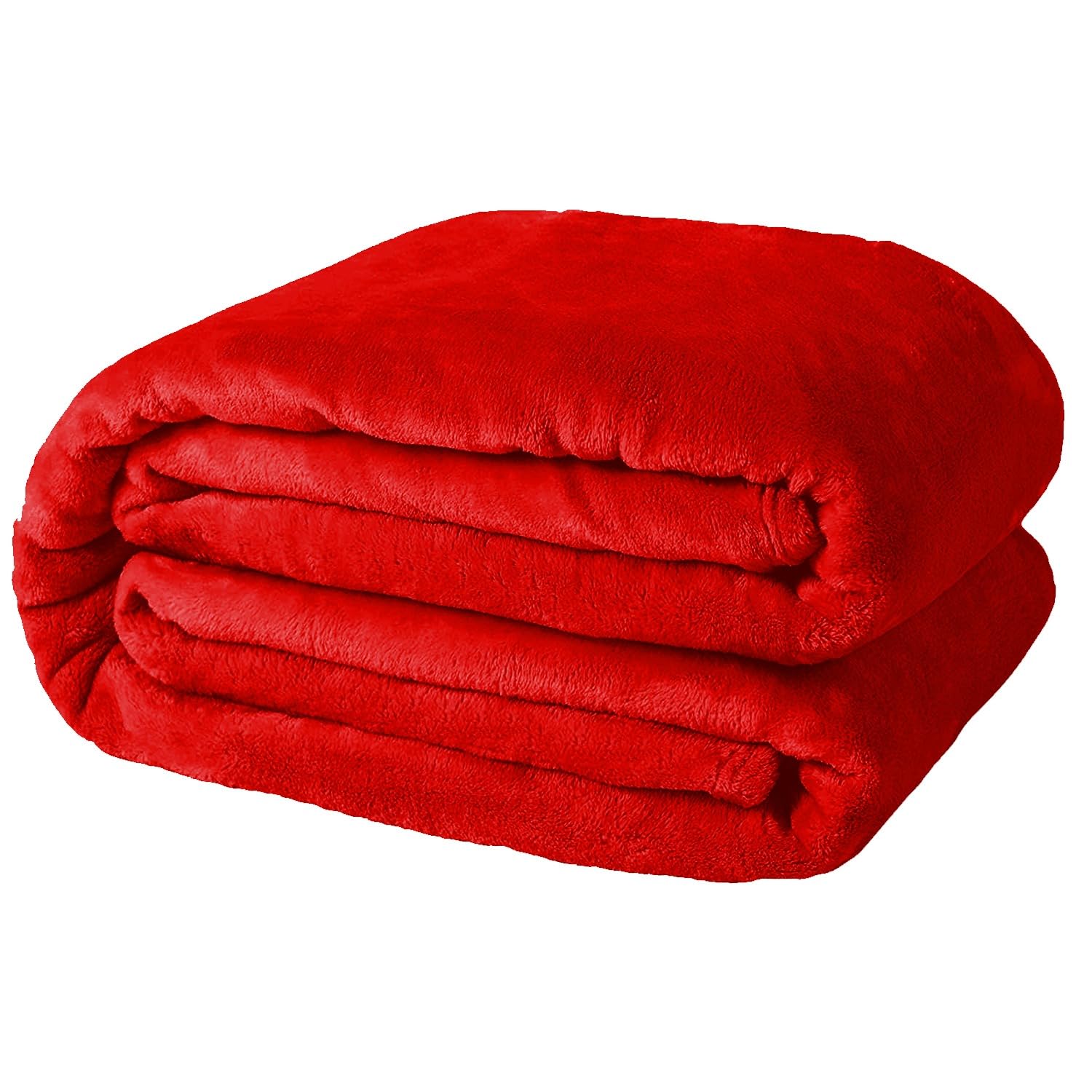 Casabella Burgundy Deluxe Soft Faux Fur Mink Fleece Throw Blanket-200X240 Cm, Sofa Throws, Cozy Warm Blanket Throw For Bed, Settees, King Fleece Blankets