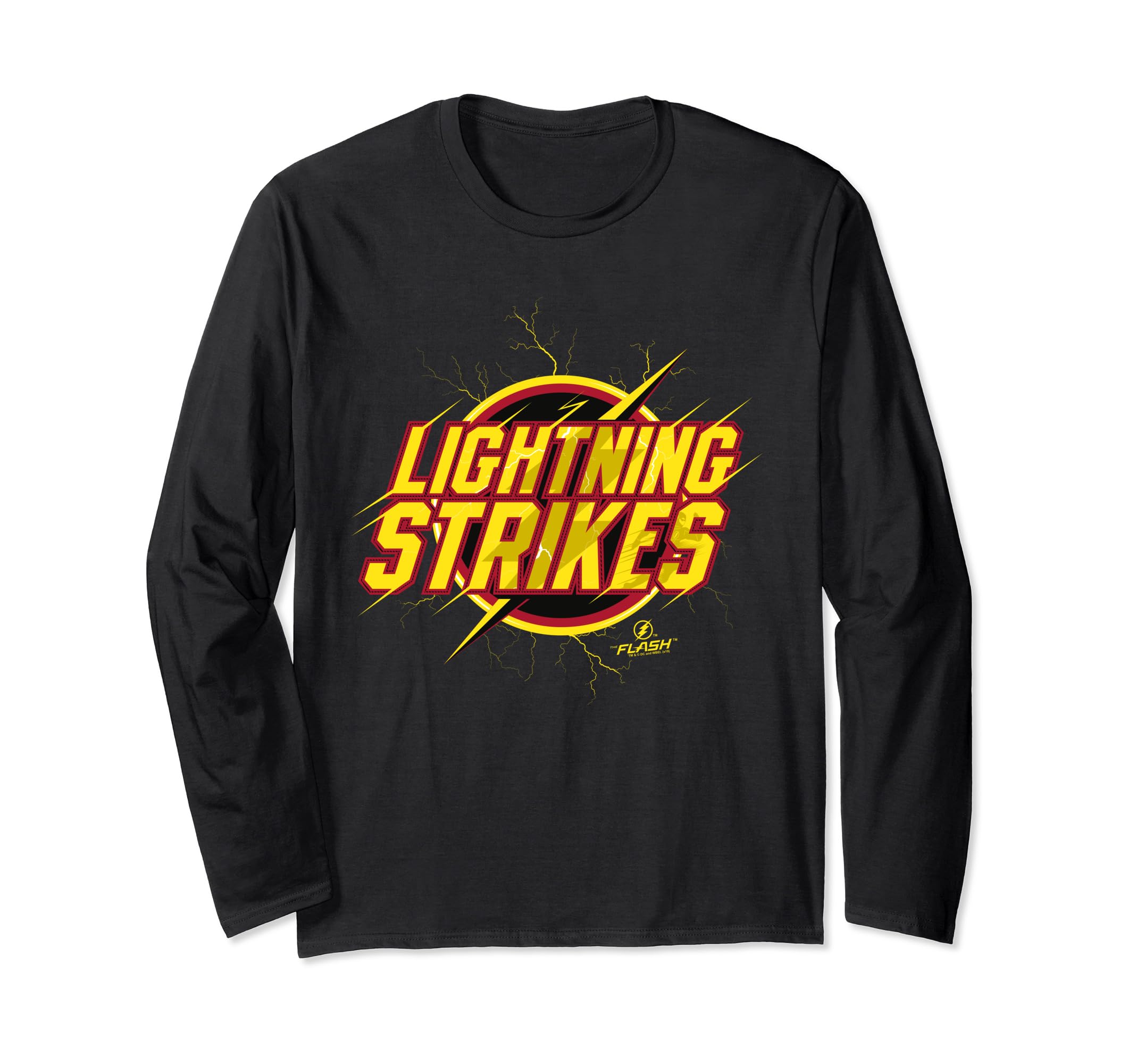 The Flash TV Series Lightning Strikes Long Sleeve T-Shirt