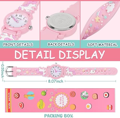 Miniatura 4 de Kids Watch Ages 3-8, 3D Lovely Cartoon Watch for Girls - Best Gifts