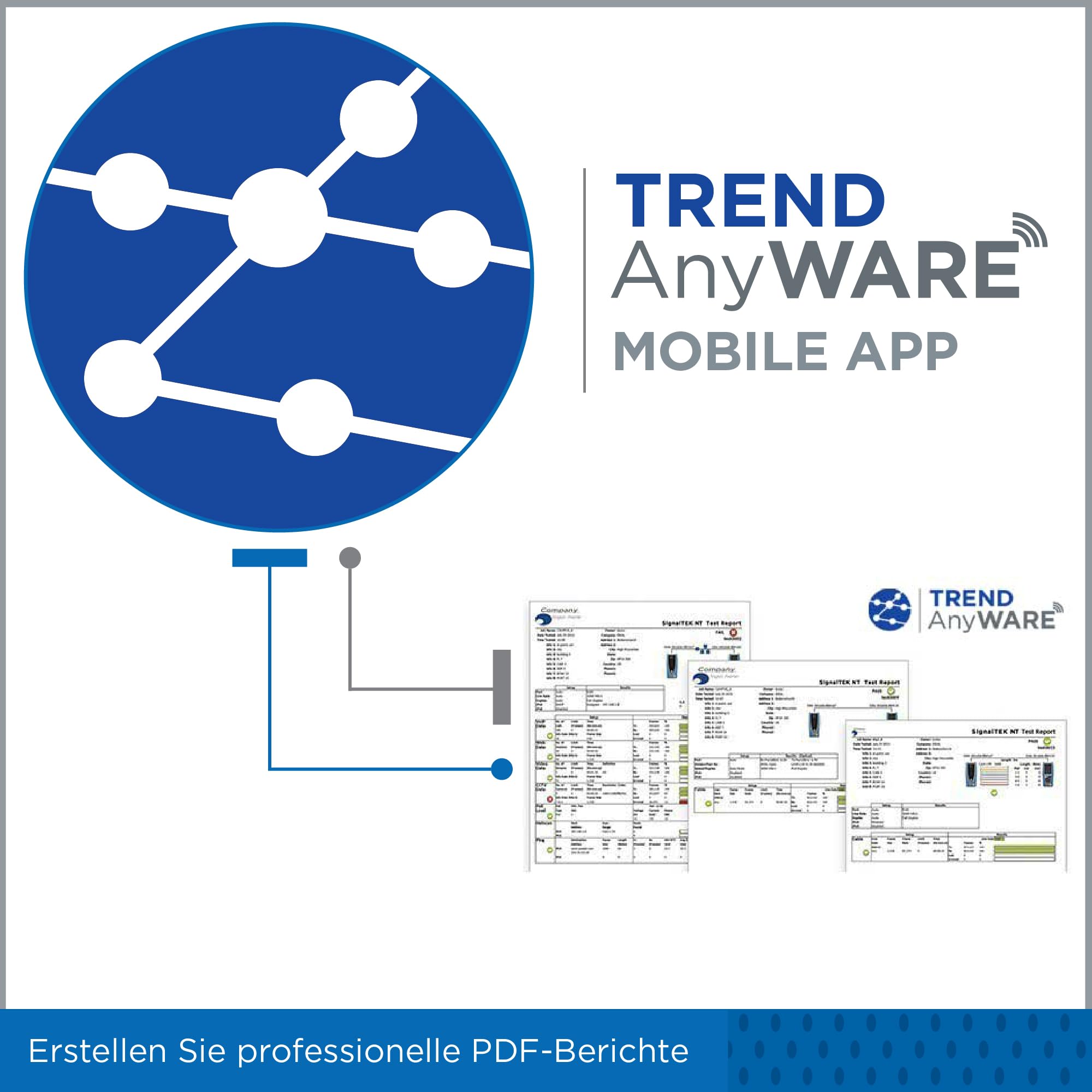 TREND Networks | R156005 | SignalTEK NT | Touchscreen Copper & Fibre Network Transmission & Bandwidth Tester Kit | Troubleshoot Data Cabling & Ethernet Network Issues