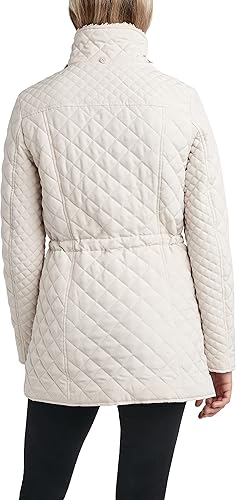 Miniatura 4 de Laundry by Shelli Segal Chaqueta de piel de oveja sintética acolchada 34 con capucha para mujer