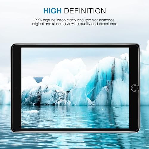 Miniatura 7 de SPARIN Paquete de 2 protectores de pantalla para iPad de 9 generación de 10.2 pulgadas, vidrio templado compatible con iPad 9 (lanzado en 2021)
