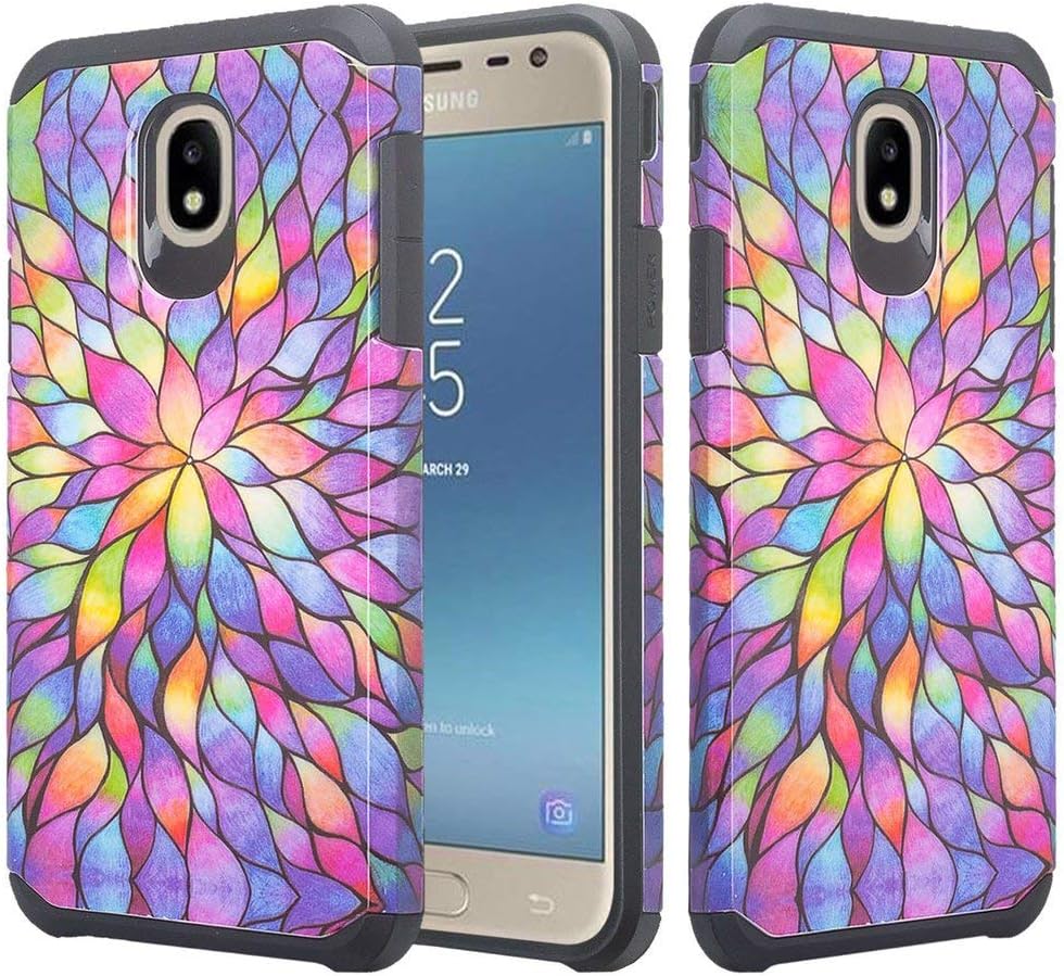 Wydan Case for Galaxy J3 2018/J3 Star/J3 Orbit/J3 V 3rd Gen/J3 Achieve/Express Prime 3/Amp Prime 3 - Slim Shockproof Case Heavy Duty Protective Phone Cover