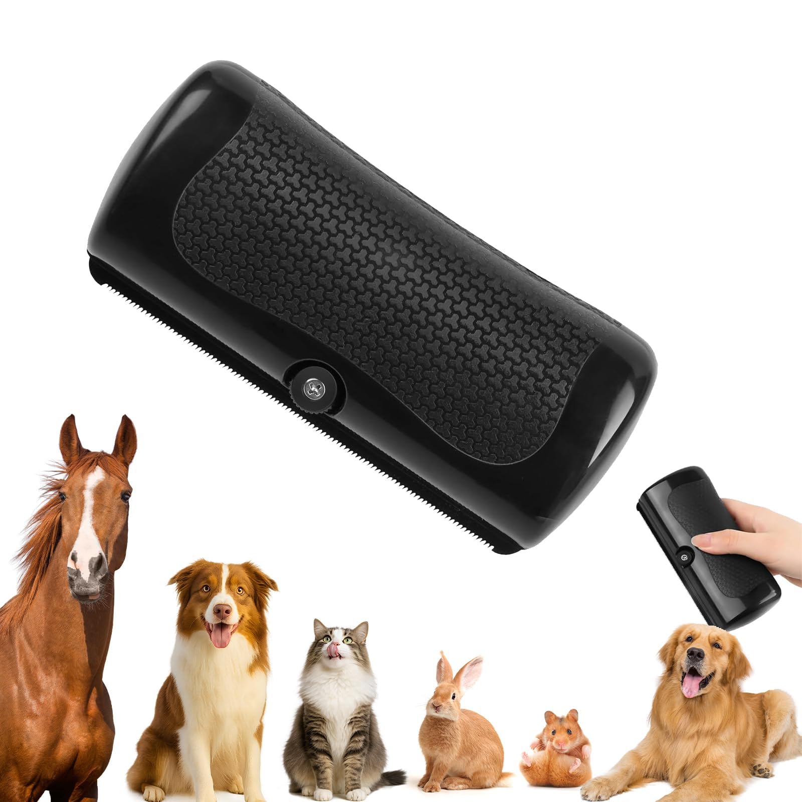 Cepillo para perros para perros, cepillo para perros Groomify Cepillo para perros de pelo corto, Furminator para perros, cepillo para eliminar el pelo de mascotas, peine de depilación para perros