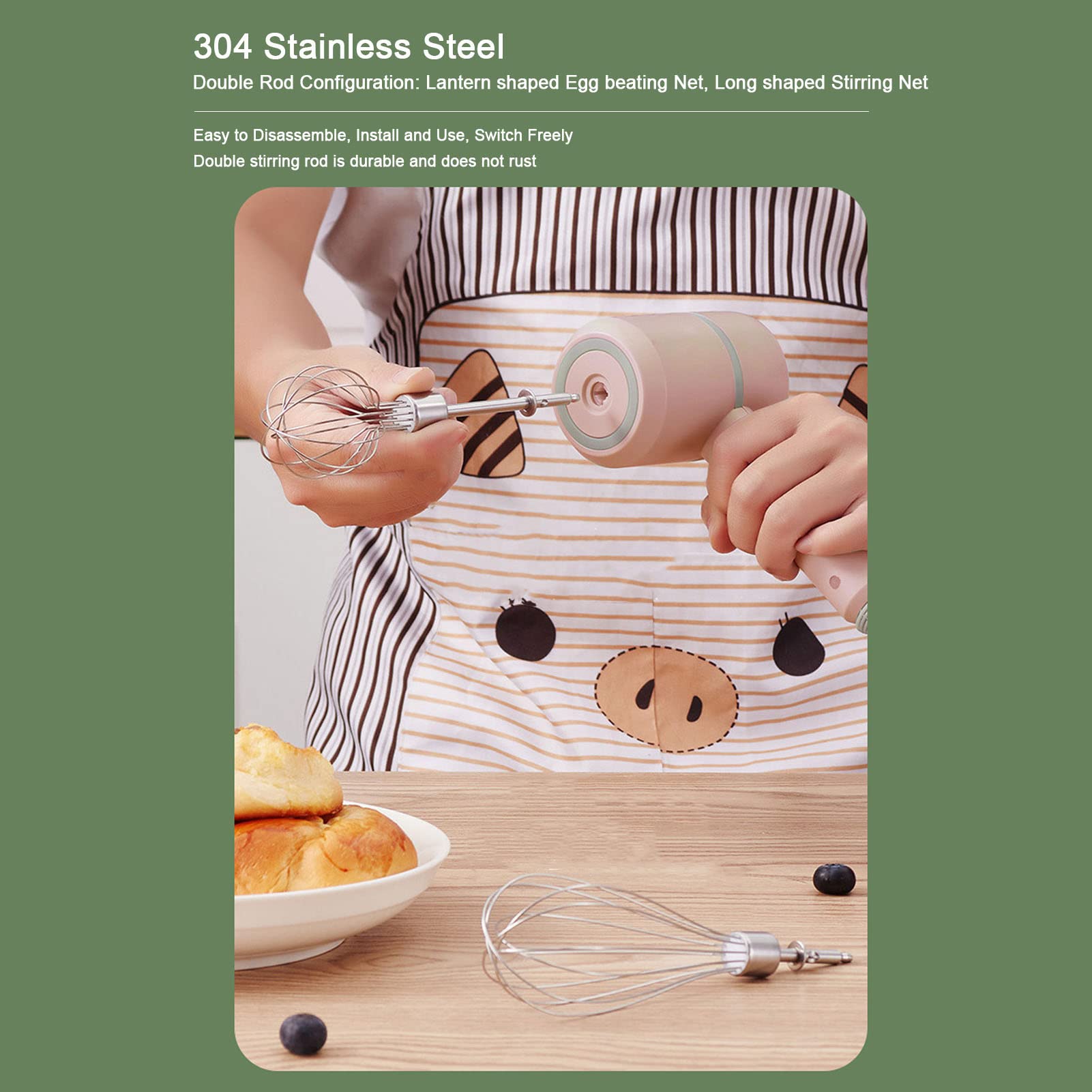 Cucina Elettrica Portatile Frullino Elettrico Portatile Cordless