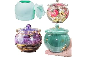 Jumbo Jar Resin Mold with Lid for Abundant DIY Delights