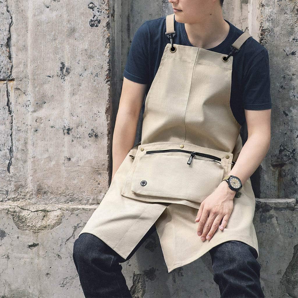 work apron,Tool apron, Canvas Work Apron Garden Tool Storage Apron Art Tools Apron Fashion Wear Must-Have