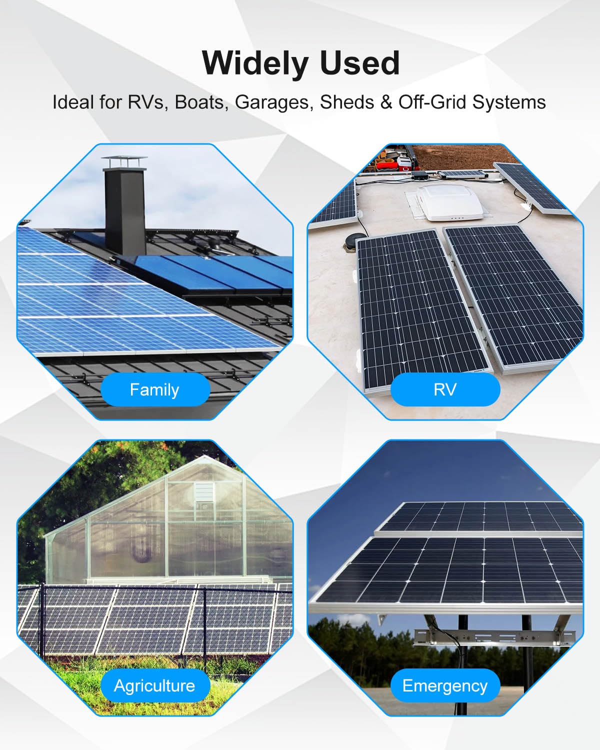 Dachkombinatorbox für Sonnenkollektoren, wetterfeste PV-Kombinatorbox für Wohnmobil und netzunabhängige Solaranlagen, 4-in-1-Out-Solarmodul-Anschlussbox, IP68 wasserdicht