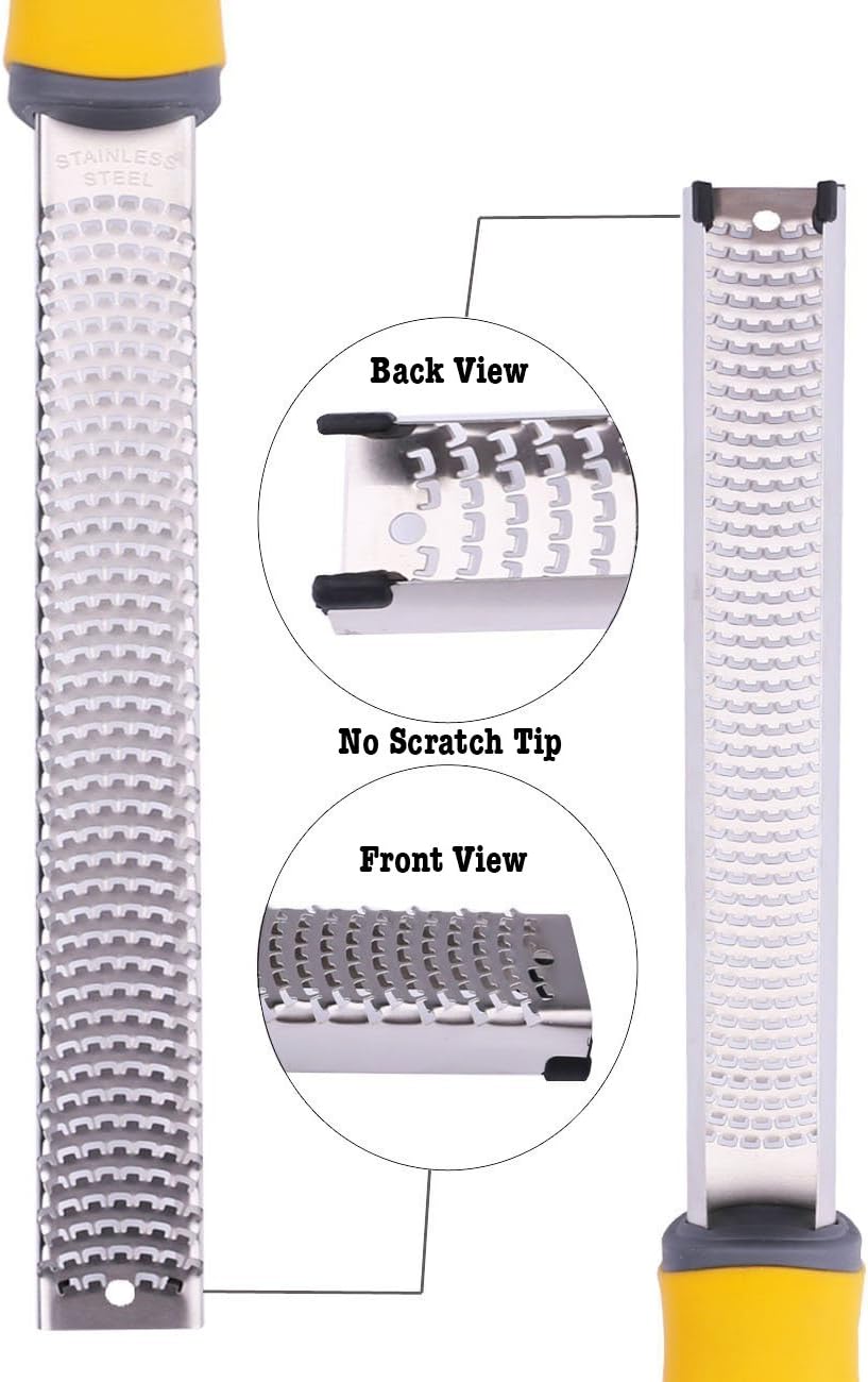Rayas Kitchen Premium 2 in 1 Zester Grater. Lemon Zester and Cheese Grater