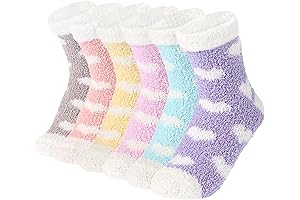 Plush Slipper Socks Women - Colorful Warm Fuzzy