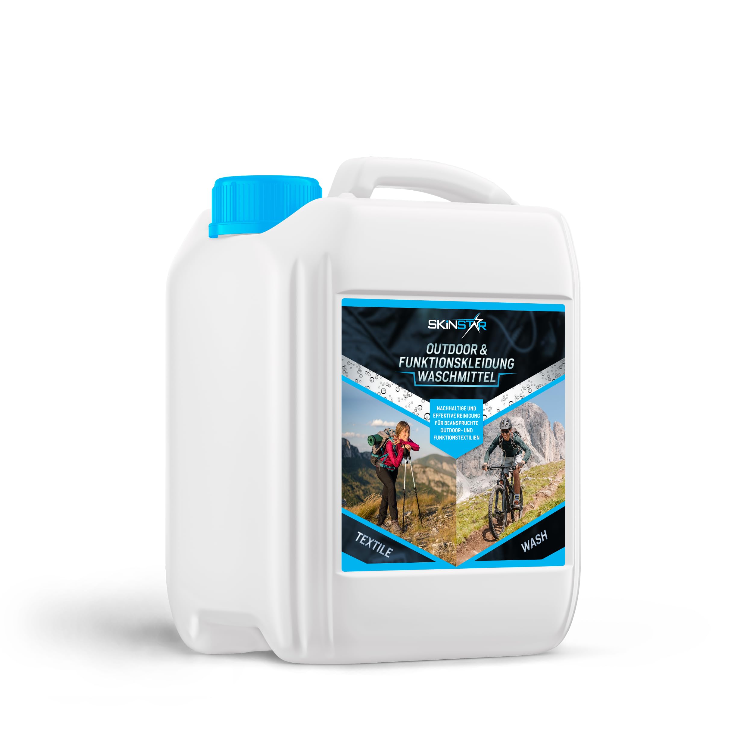SkinStar Outdoor & Funktionskleidung Waschmittel + Wash-In Imprägnierung Doppelpack je 2,5L