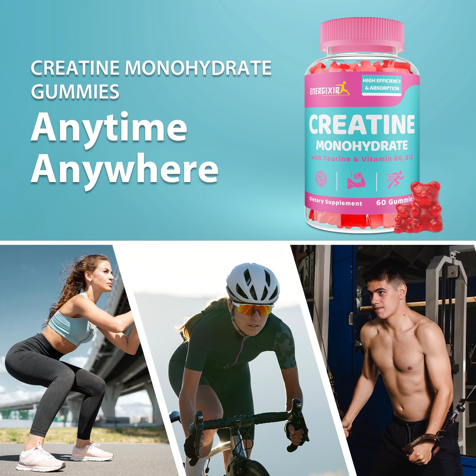 Creatine for Women, Creatine Gummies for Women - 60 Creatine Gummies — Amazon image 7