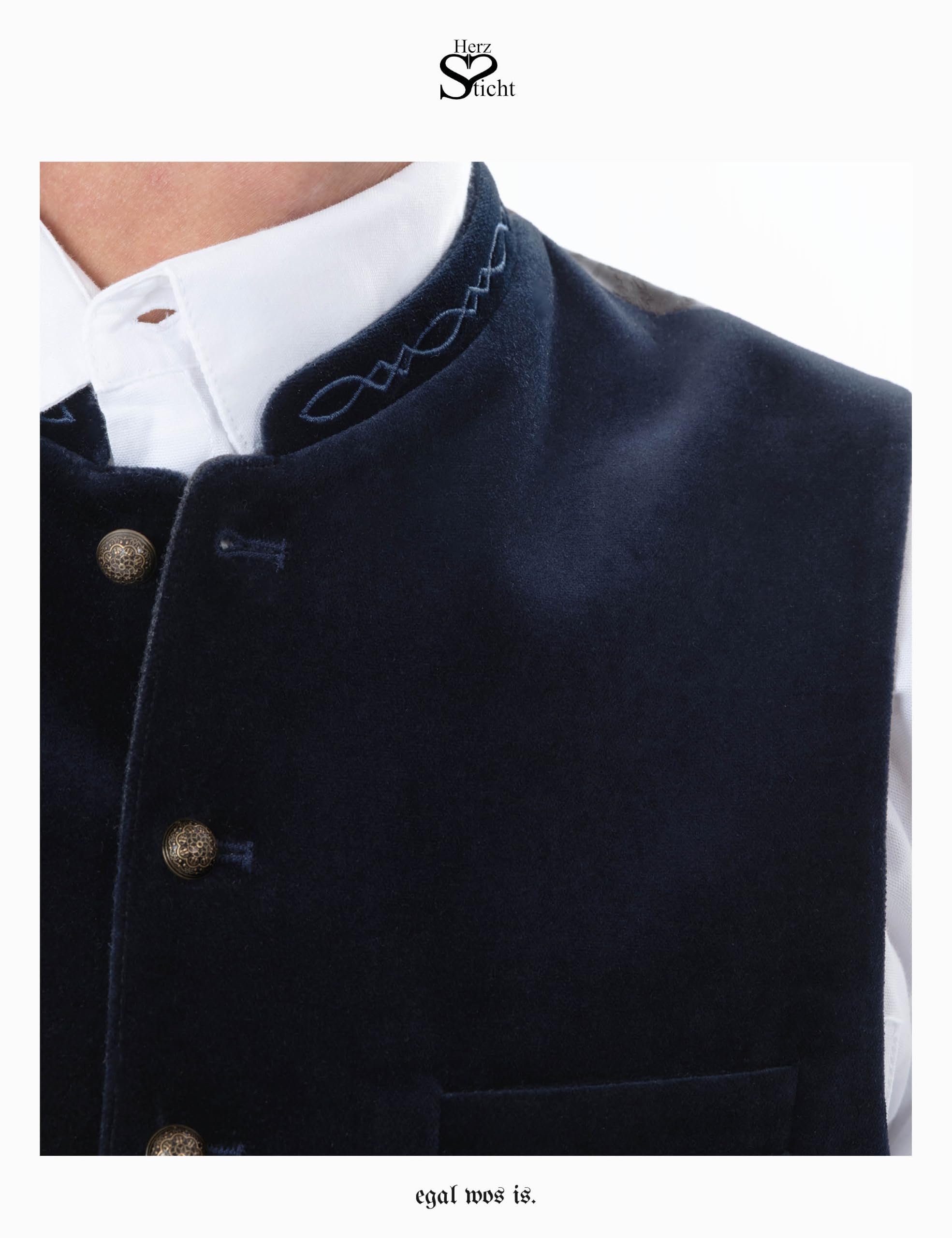 Gilet de Costume Traditionnel Homme (modèle: Petersberg)