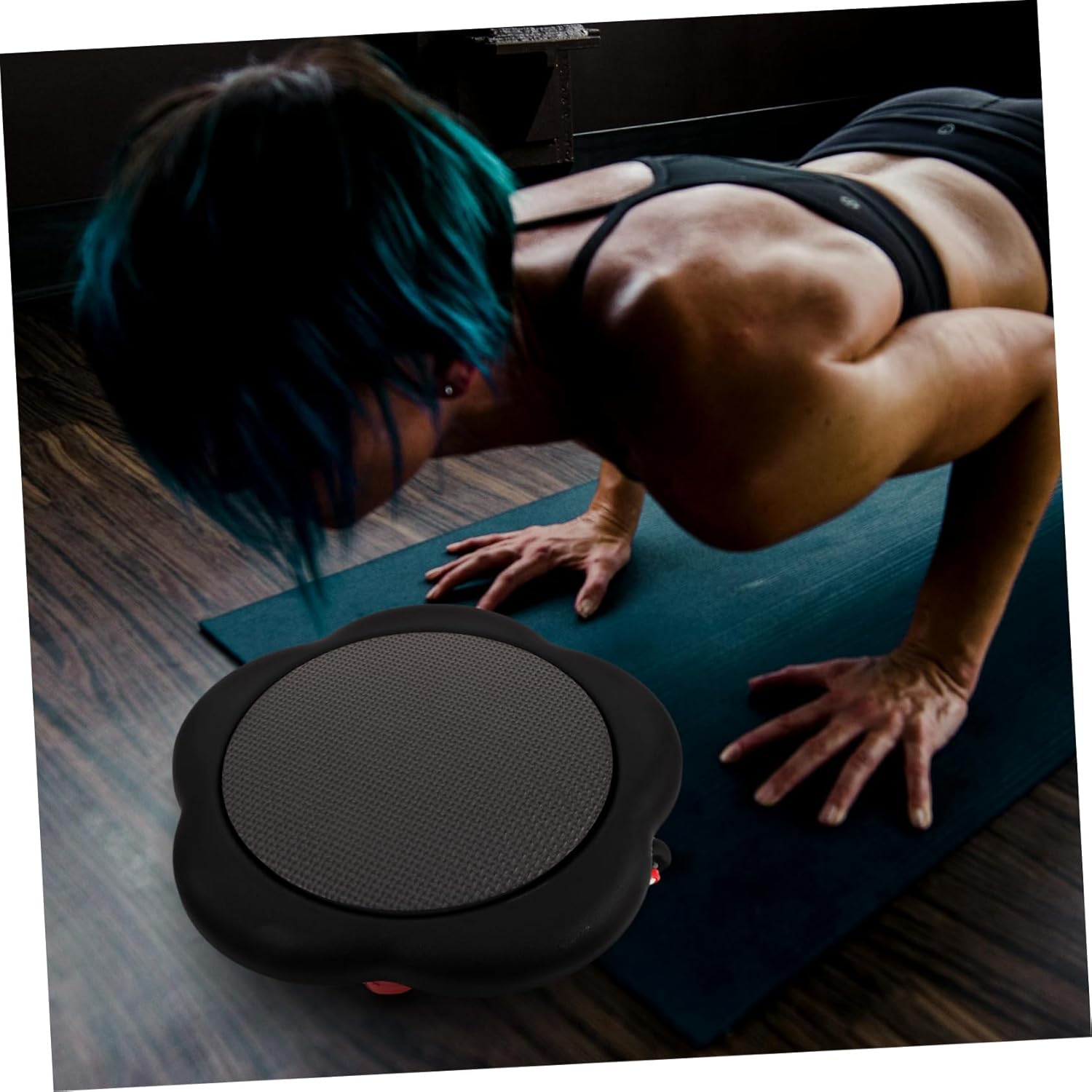 Abdominal Roller Wheel Strength Training Abdominal Exercise Equipment Core Sliders Flower Discs Portable Fitness Tool