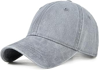 Oversized XL XXL 100% Cotton Basebal Cap Large Dad Washed Sport Cap Unconstructed Low Profilel Hat for Big Head23.5"-25.5"