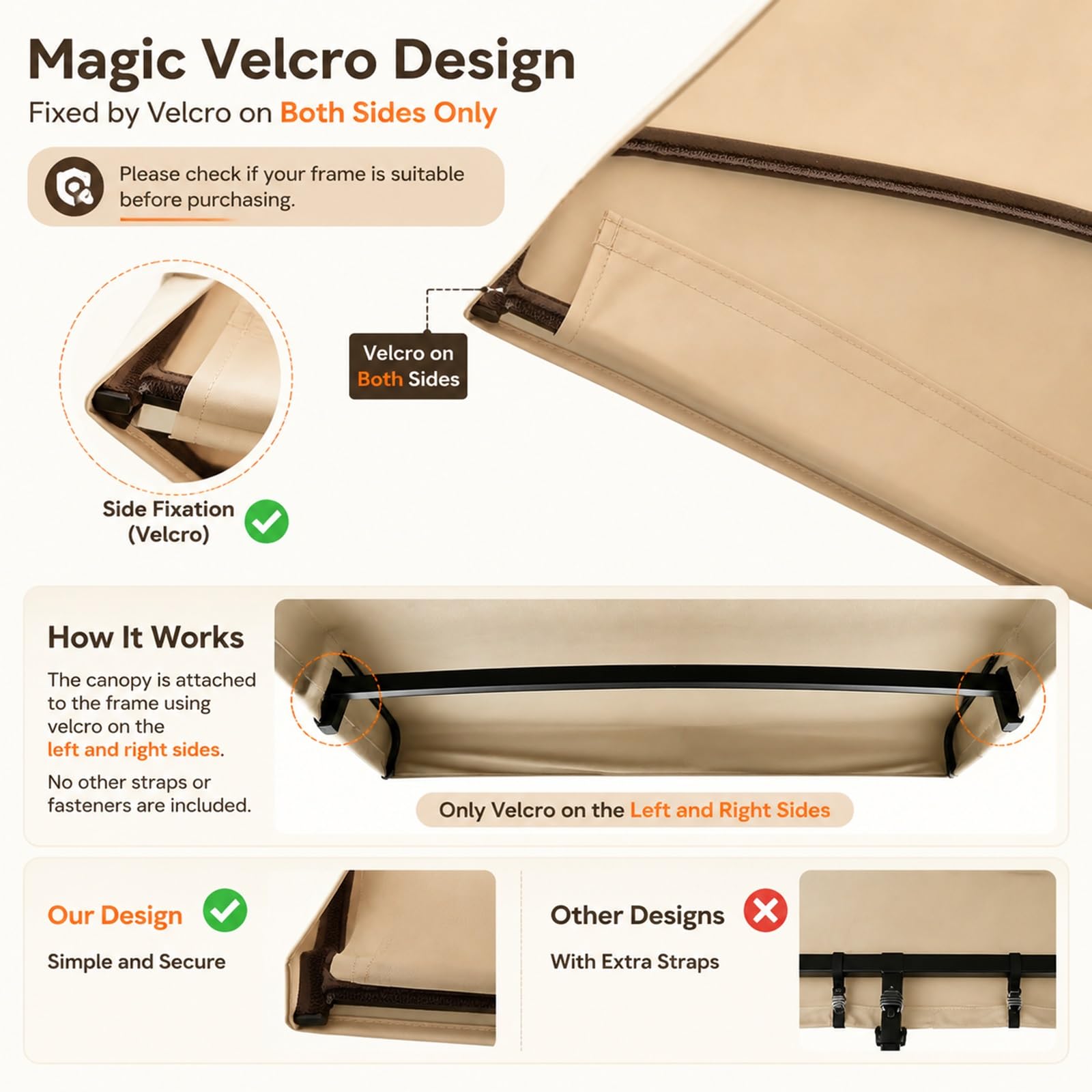 Couverture Balancelle Jardin Toit de Remplacement pour Mobilier Extérieur