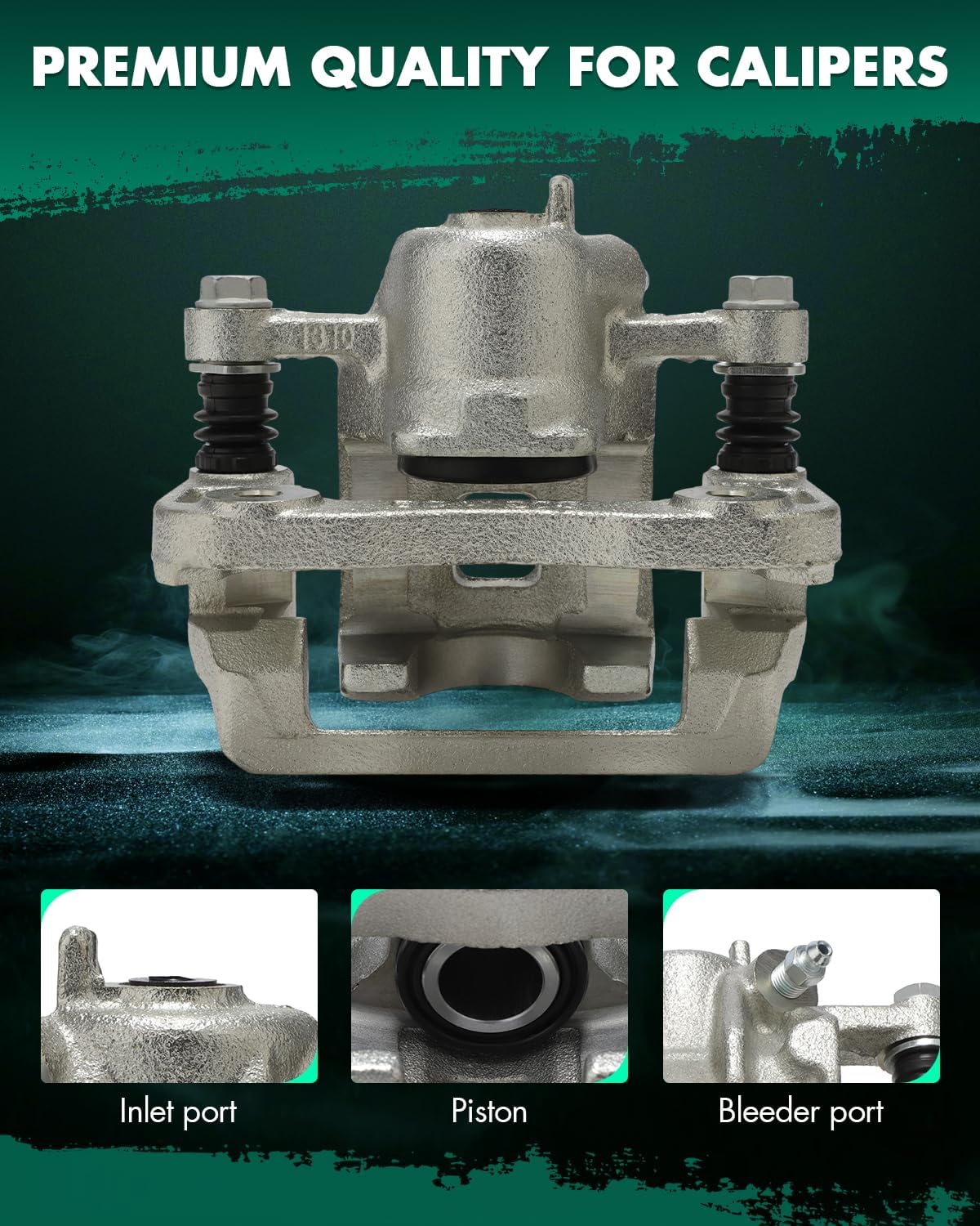 SCITOO Rear Left+Right Brake Calipers With Bracket 19B3100 19B3101 Compatible For Hyundai For Tucson 2005-2009,For Kia For Sportage 2005-2010