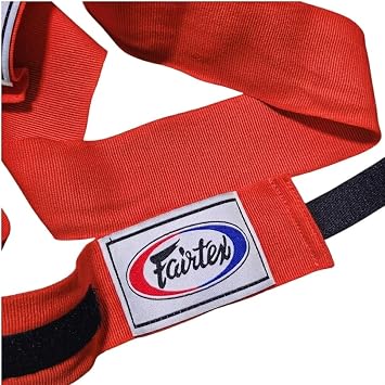 1 çift New Fairtex Muay Thai – elastik pamuk Boxbandagen HW2 457,2 cm tam uzunluk Hand sargı için tüm spor Muay Thai Kick Boks MMA K1 Karate Judo Kung Fu Back Mavi Kırmızı Beyaz Renk seçenekleri çamaşır suyu Mor Pembe Kırmızı