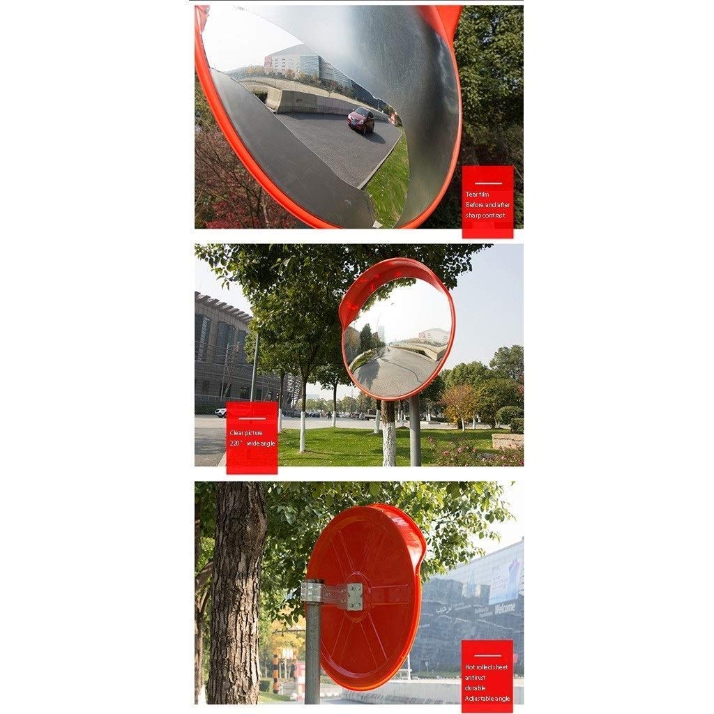 Lustro drogowe, duże różne dane techniczne Stałe lusterko bezpieczeństwa Zewnętrzne wypukłe lustro Średnica: 30-120 cm (Rozmiar: 45 cm)