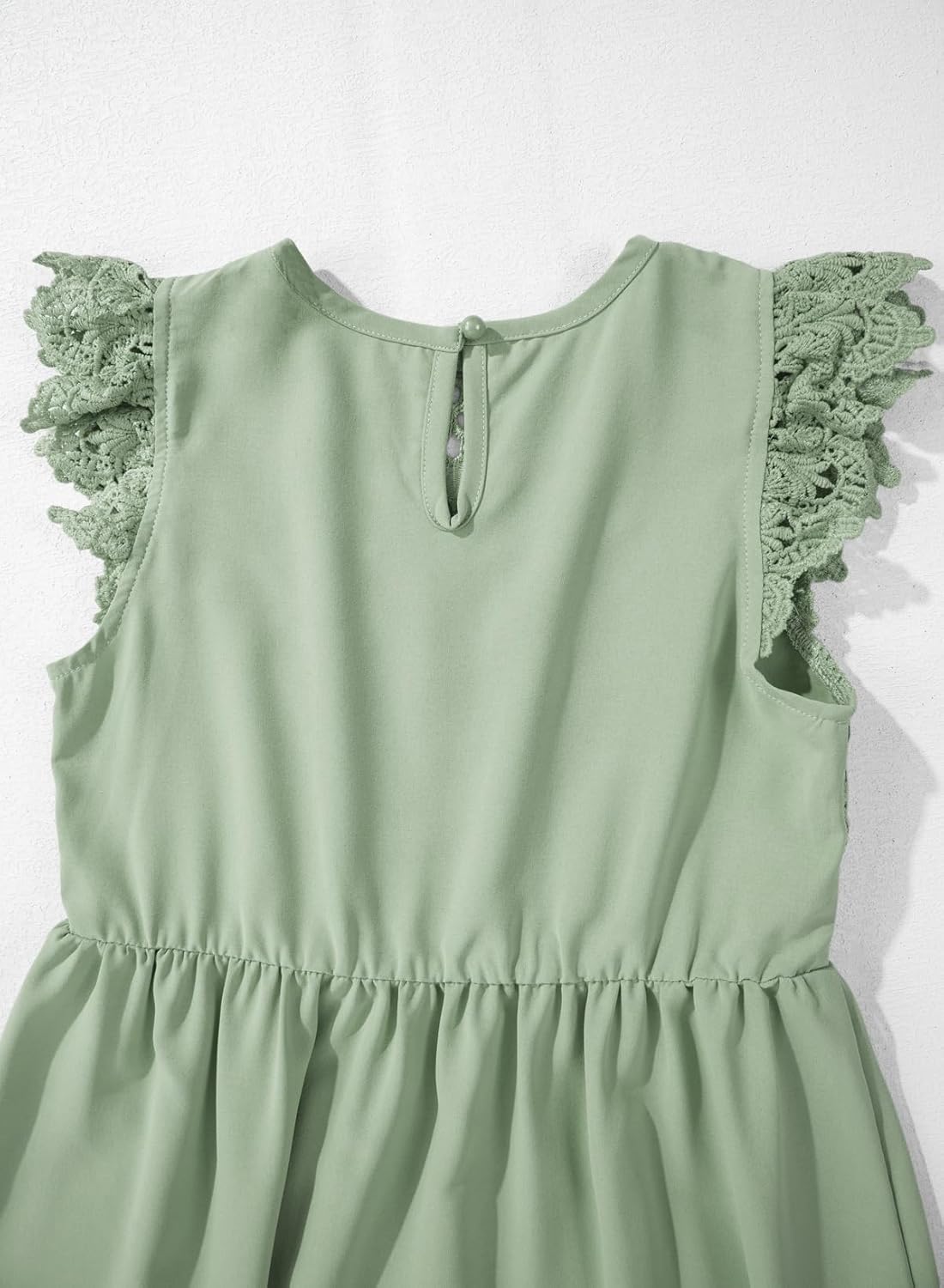 blibean Teen Girls Flower Dresses Semi Formal Sleeveless Wedding Dress Size 6-15 Years - Image 7