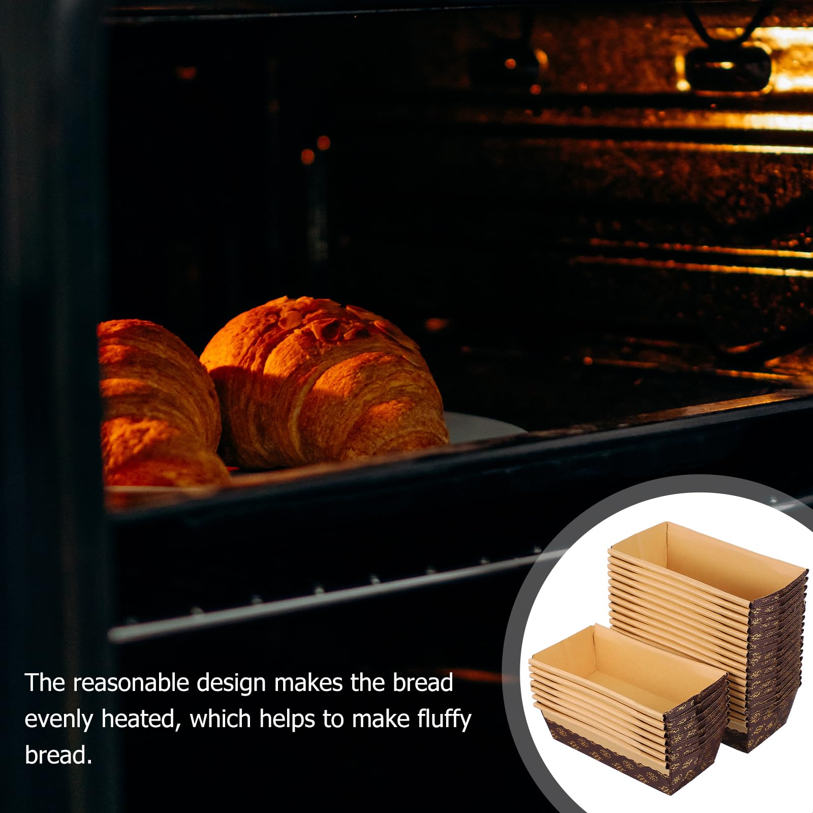 Lot de 25 moules à gâteau jetables en papier sulfurisé pour la cuisson du, des muffins, des gâteaux, 16,5 x 9 x 5 cm – Moules en papier marron pour gâteaux
