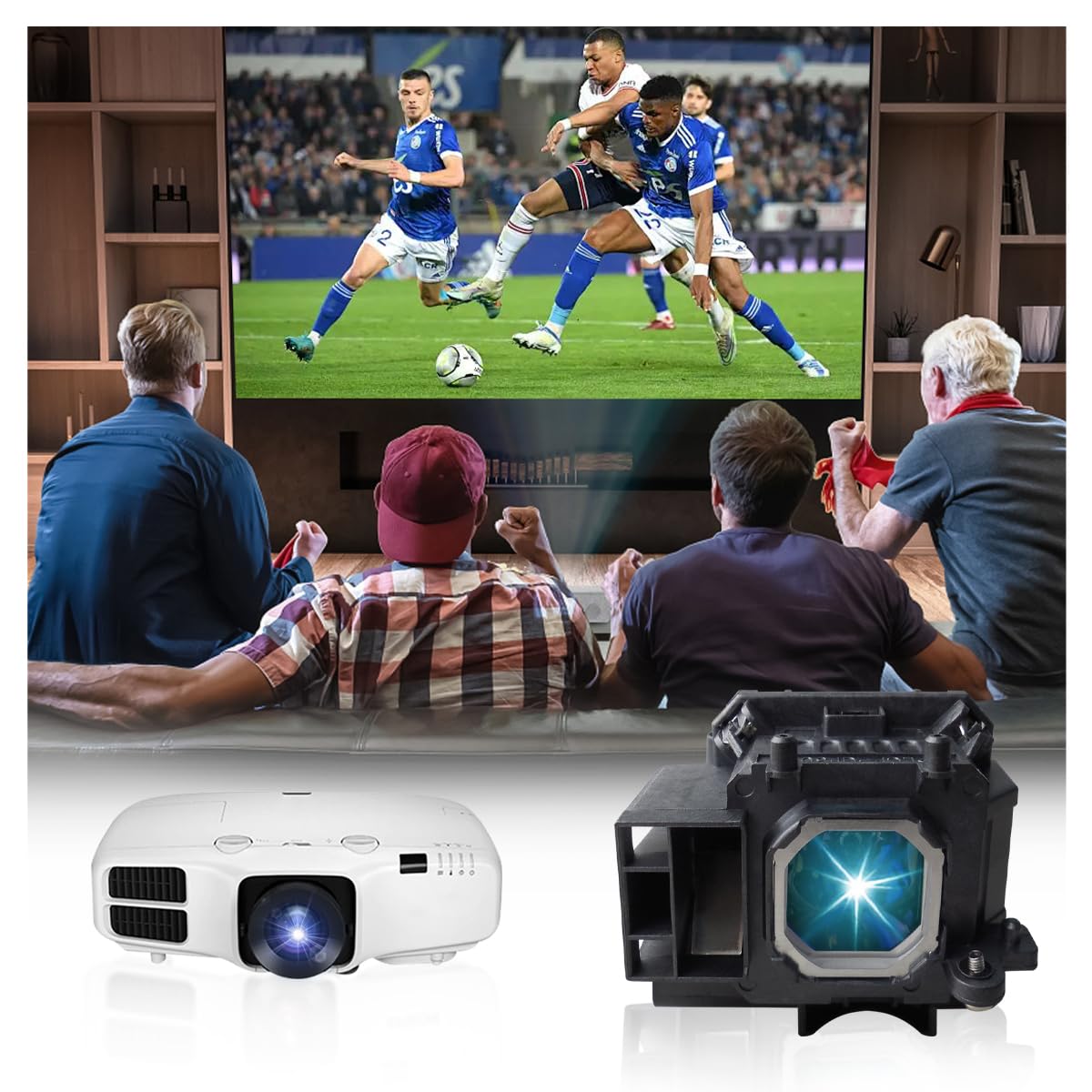NP17LP Lampada proiettore di ricambio con alloggiamento per NEC M300WS, M350XS, M420X, P350W, P420X Videoproiettore