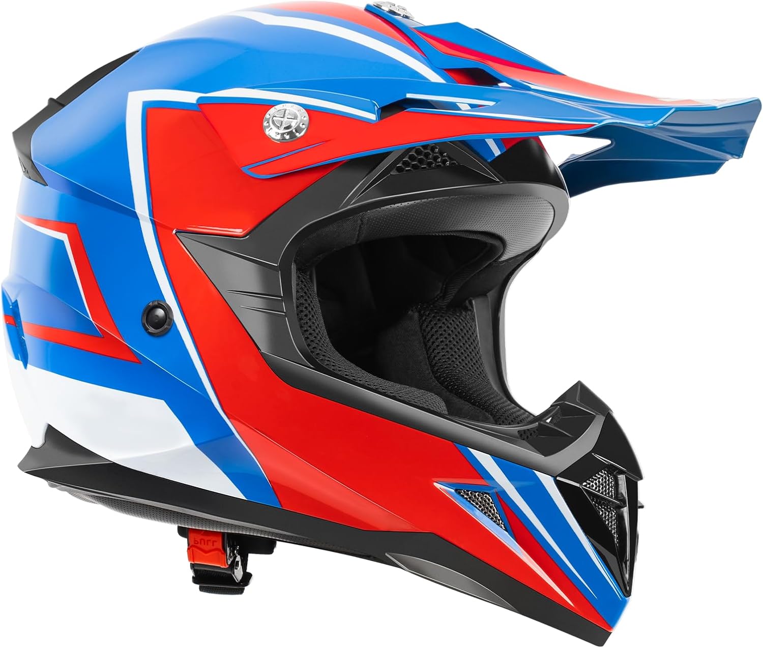 YEMA Adults Dirt Bike Helmets, Ventilated Motocross ATV Dirtbike Offroad BMX MX Helmets, DOT Approved Motorcycle Helmets, YM-915, Black