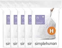 simplehuman Code H Liners, 100 Count