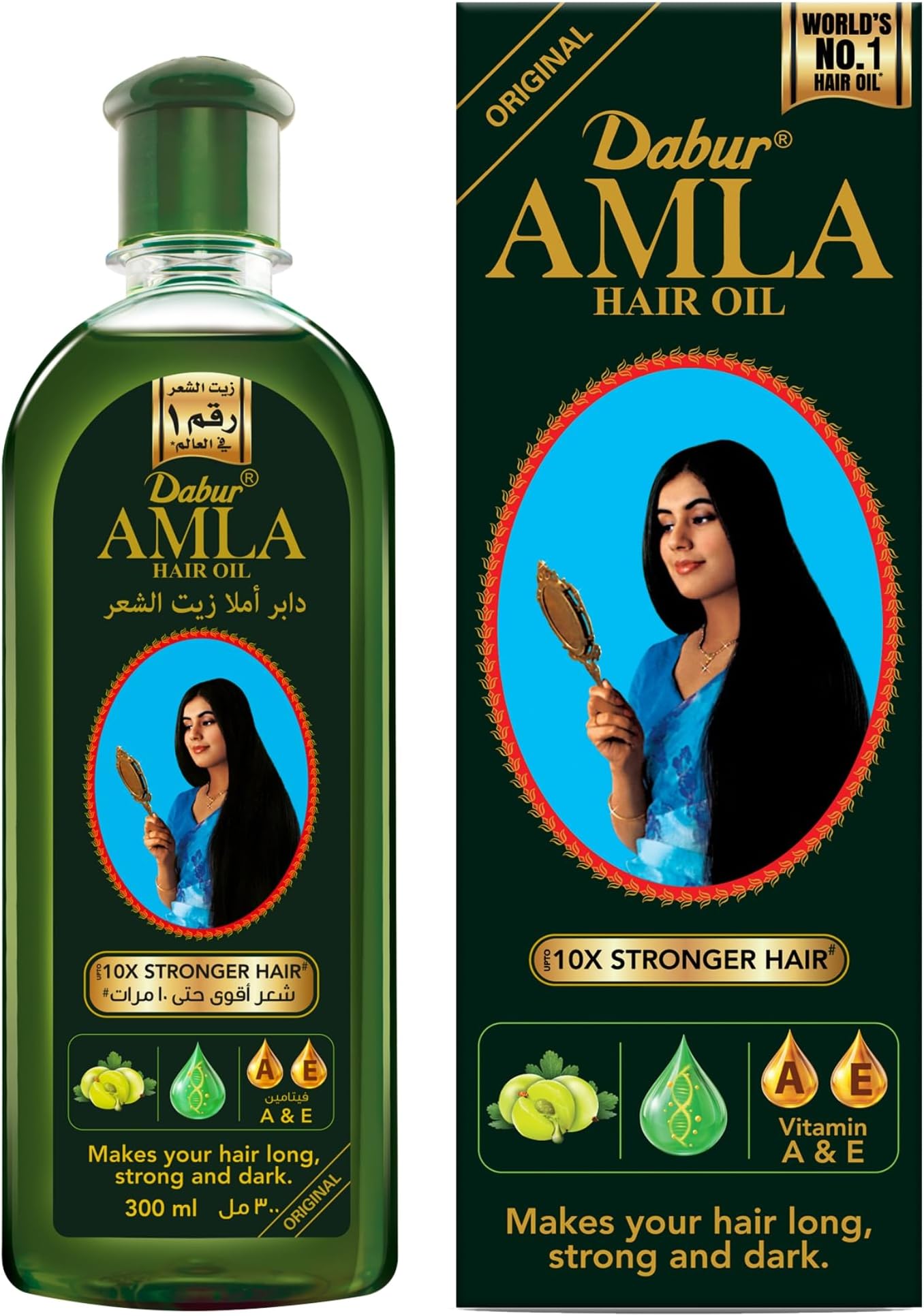 Amla Hair Oil | Natural care Enriched with Amla, Oils & Vitamin C For Long, Strong Dark - 300ml