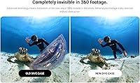 Vista 3 de Insta360 Estuche de buceo invisible X3 (nuevo) - Impermeable hasta 164.0 ft (164 pies)