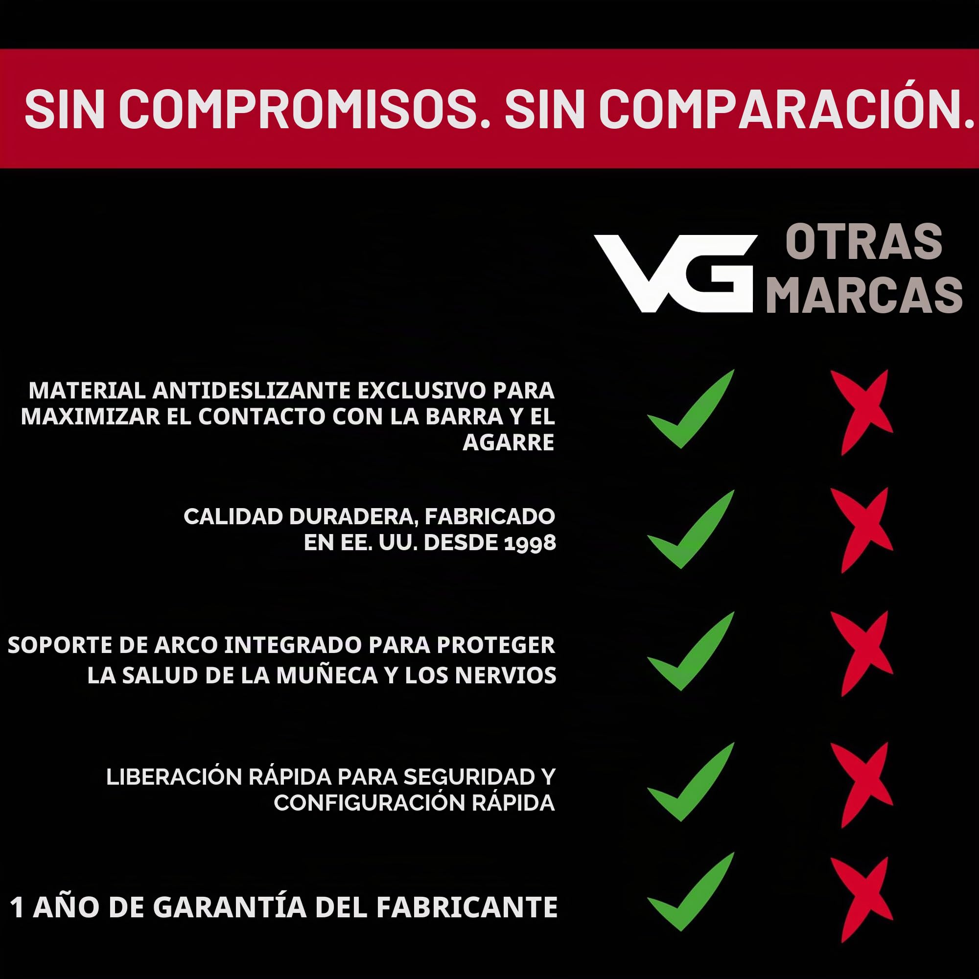 VERSA GRIPPS® XTREME - Correas de muñeca patentadas, pequeñas, platino | Construcción más resistente, doble costura, arco en forma de U, patentado, hecho a mano en los Estados Unidos