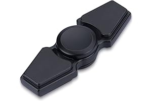 Fidget Spinner, premium-quality tri-spinner Black Boomerang By Antsy Labs
