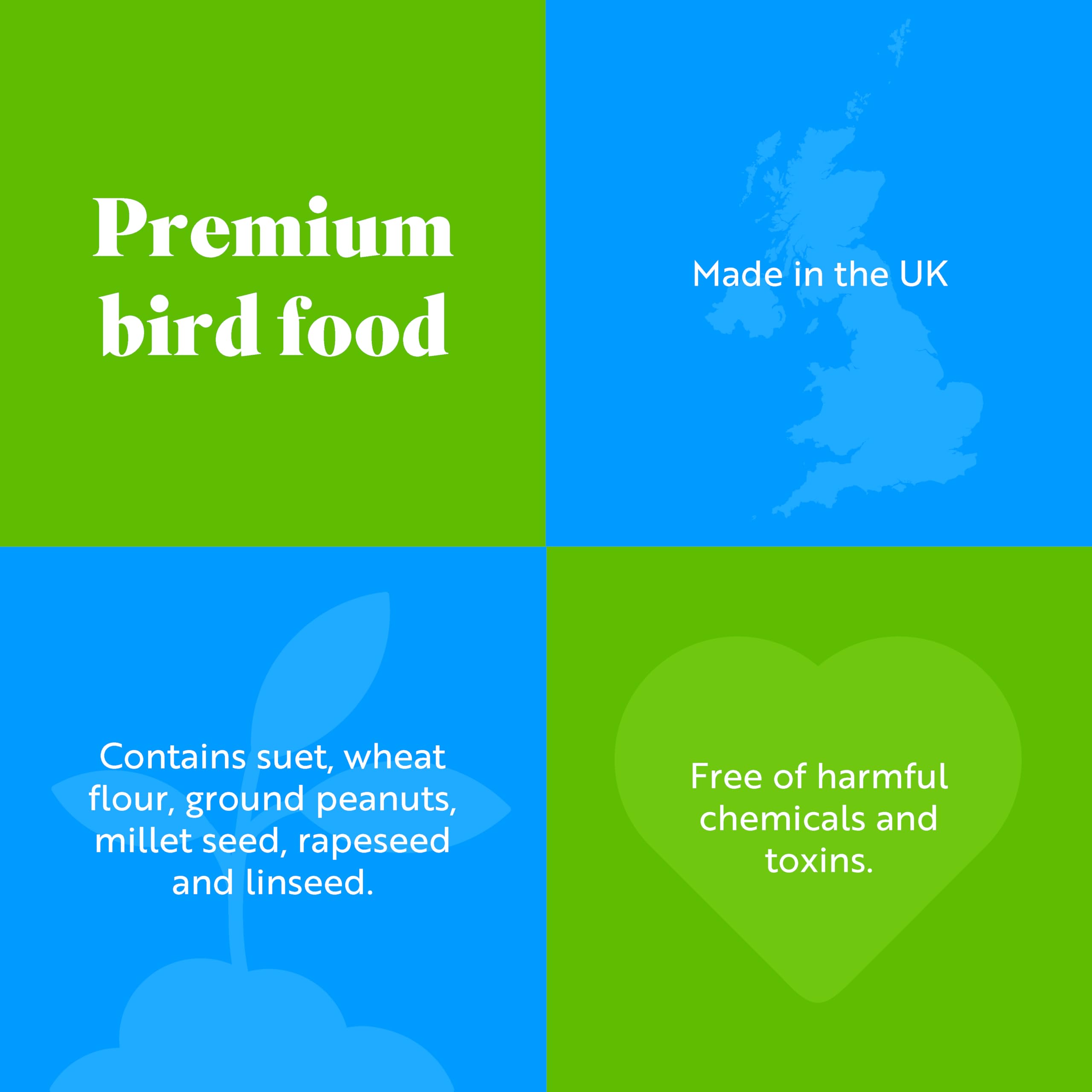 RSPB - Fat Balls for Wild Birds, High Energy Suet Balls, Made in the UK, Delicious and Nutritious Bird Food, Suitable for Year-Round Feeding (Box of 50) - 4