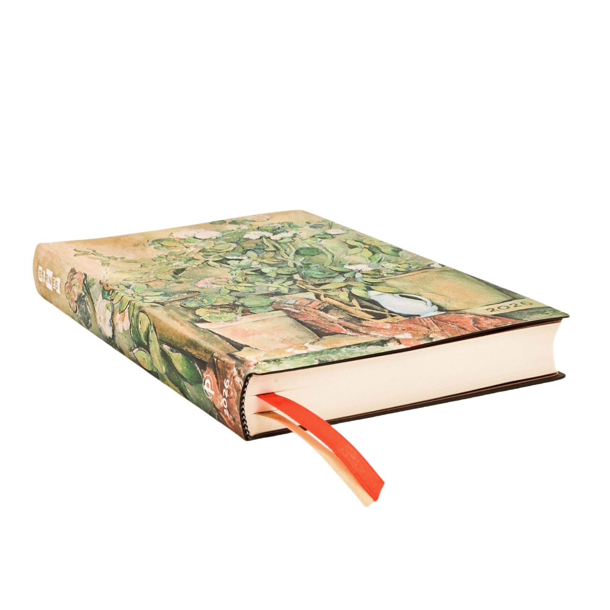 Paperblanks | 2026 Vasi di Terracotta e Fiori, Cezanne | Vasi di Terracotta e Fiori, Cezanne | 12 Mesi Flexis | Maxi | Giornaliera | Chiusura con Fascia Elastica | 400 Pg | 80 GSM