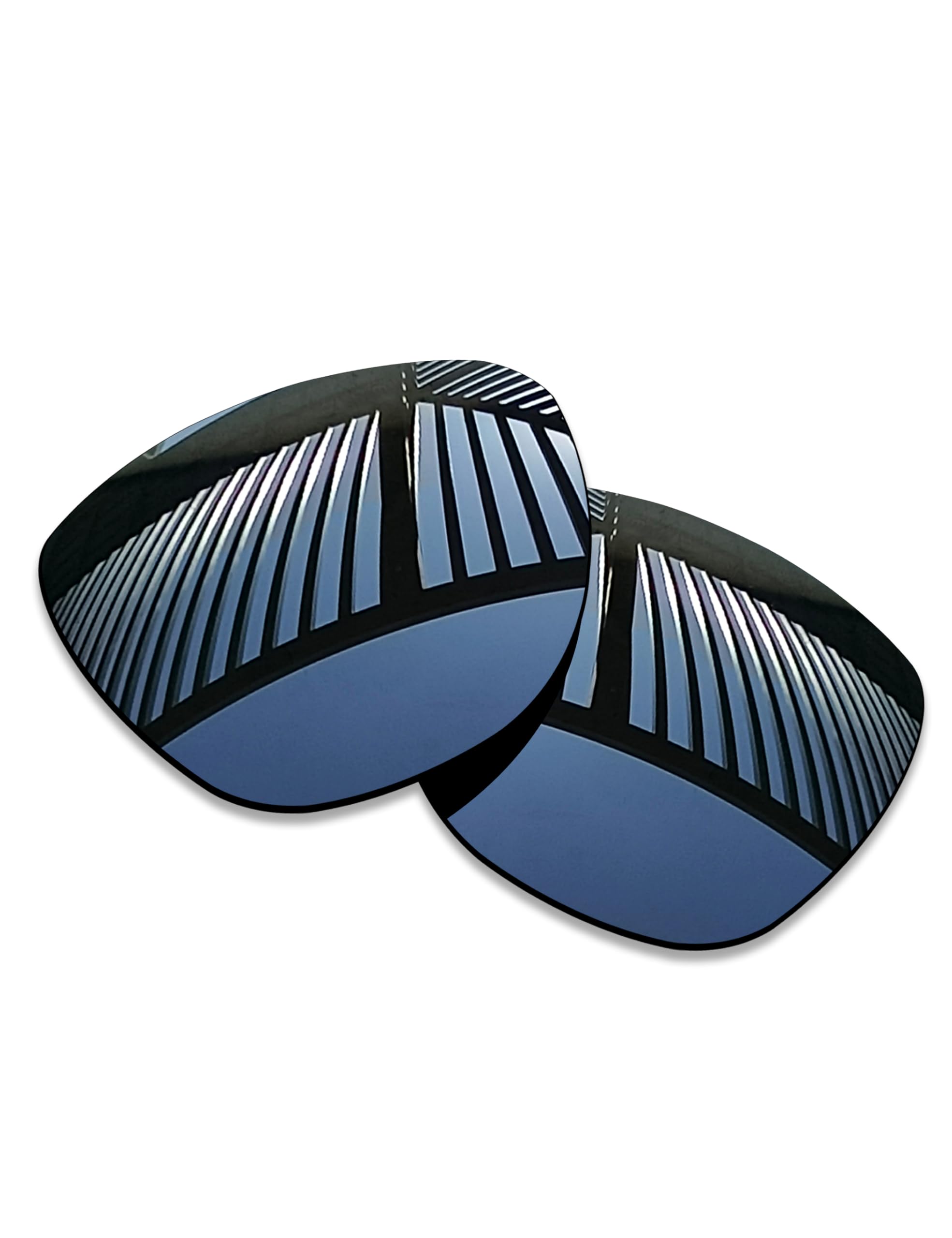 Lot de 5 paires de verres de rechange pour lunettes de soleil RayBan RW4014 Skyler (Gen 2) 52 mm – Noir uni + titane + bleu glacier + rouge feu + émeraude + transparent HD