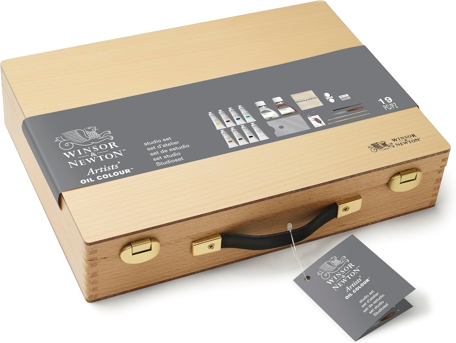 Winsor & Newton - Artists' - Oil Painting Set - Bamboo Case