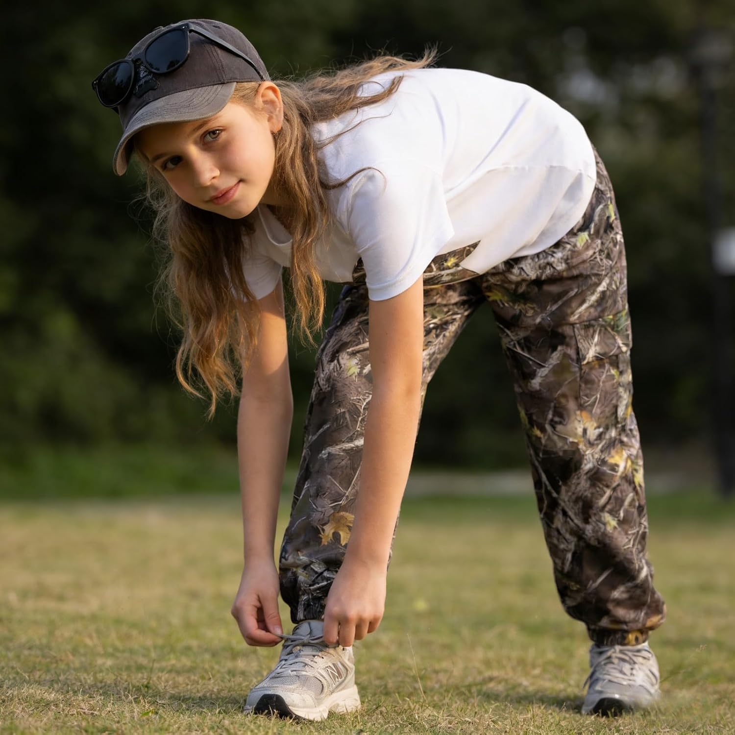 Tween Girl Clothes 2 Piece Outfit Summer Bow Short Sleeve T-Shirt Top + Cargo Jogger Pants Teen Girl Spring Fall Cute Clothing Set 11 12 image 4