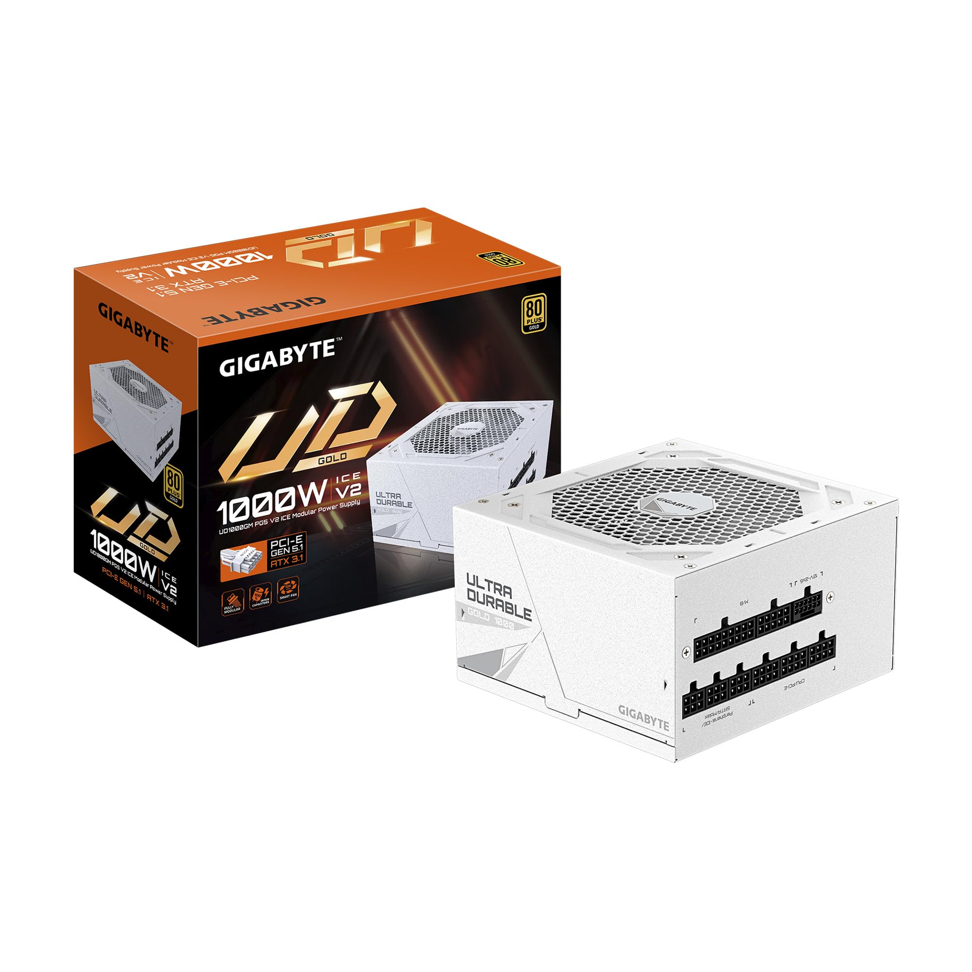 Amazon.com: GIGABYTE UD1000GM PG5 V2 ICE - 1000W 80 Plus Gold