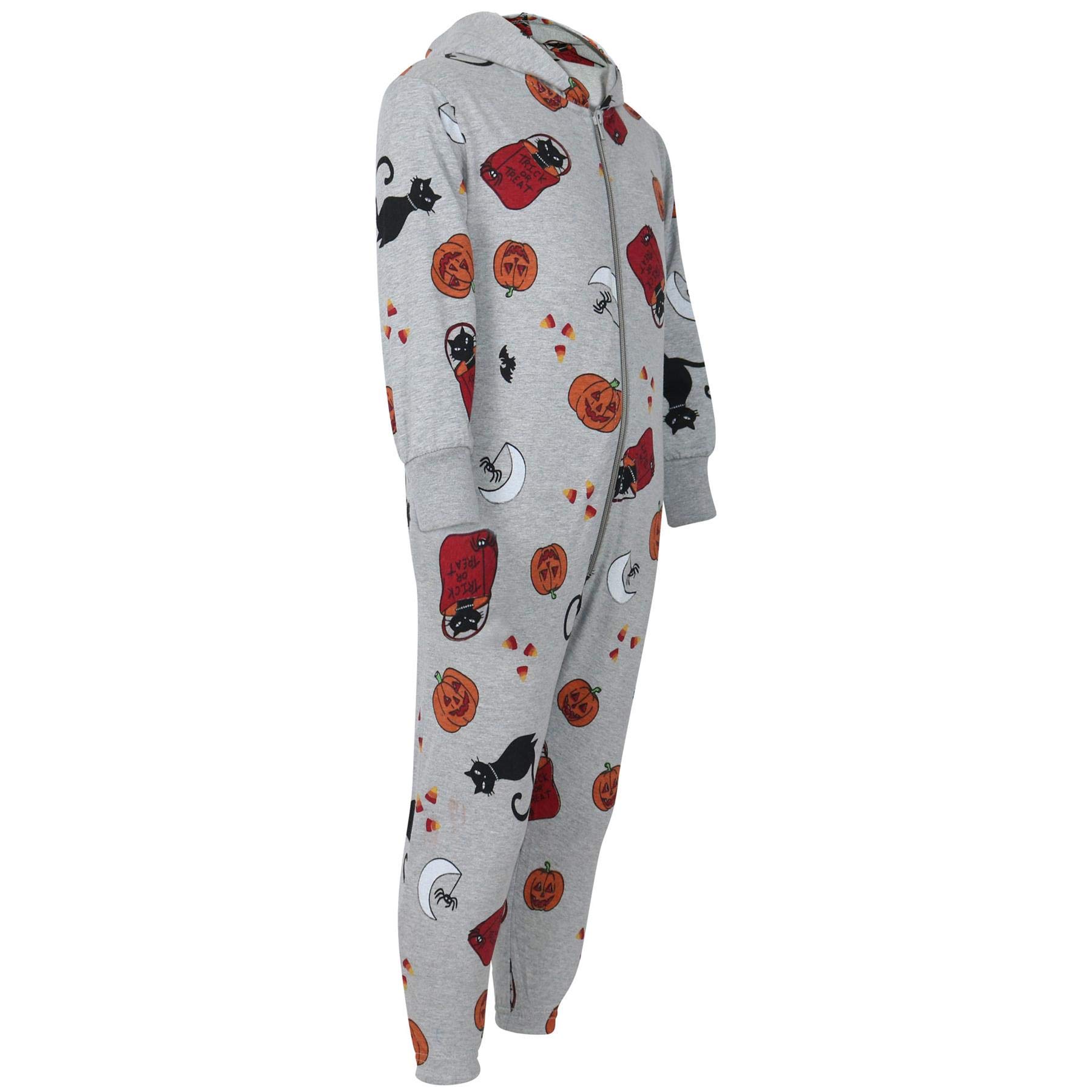 A2Z 4 Kids Mädchen Jungen Overall Halloween Baumwolle A2Z Onesie Einteilig Kapuze Nachtwäsche Overall Kinder Alter 2-13 Jahre
