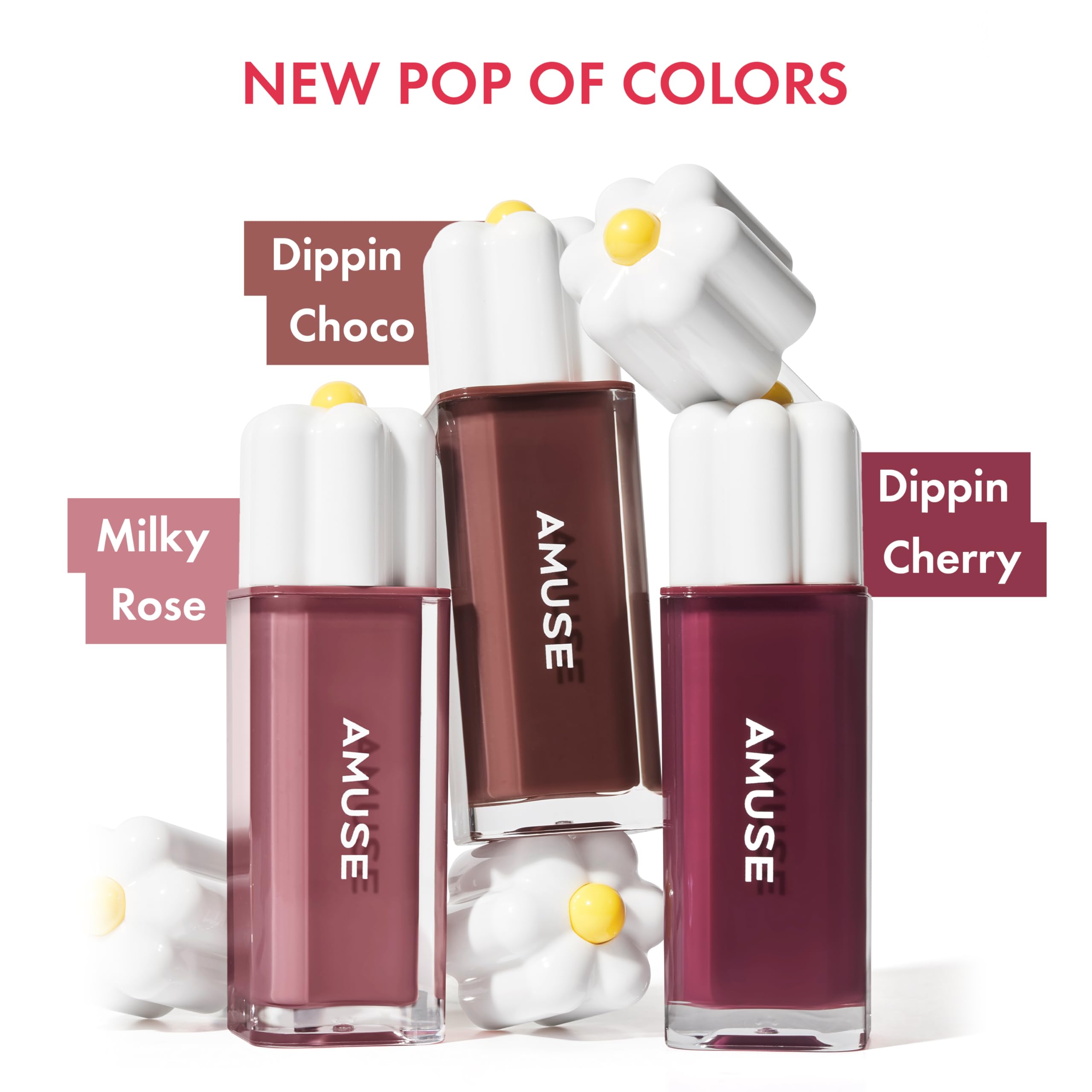 Amazon.com : Amuse SEOUL Daisy Flower Dew Tint (DIPPIN CHOCO